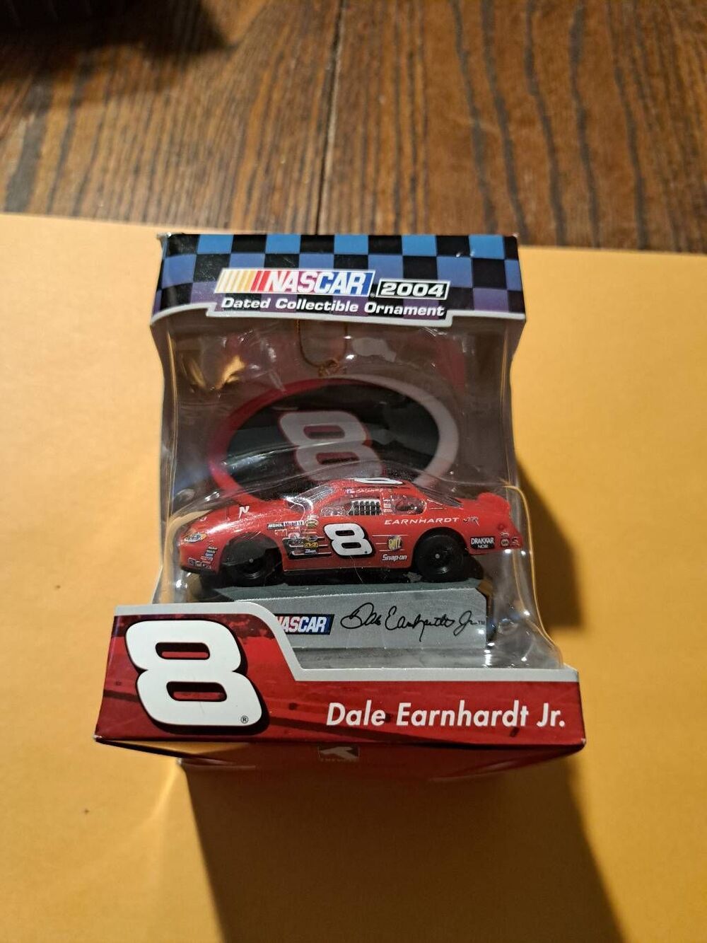 Vintage 2004 Trevco Dale Earnhardt Jr #8 NASCAR Holiday Christmas Tree Ornament